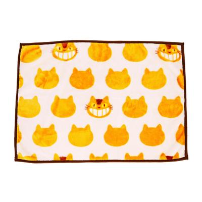 Marushin Lap Throw Ghibli Meu Vizinho Totoro Gato Ônibus Silhueta Cobertor H70 x L100cm Fofo Estiloso Produtos para Clima Frio Poliéster Disponível em 3