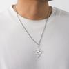 Stainless Steel Snake Animal Necklace with Tail Snake Gothic Rock Men's Pendant Necklace Aesthetic Jewelry Birthday Gift