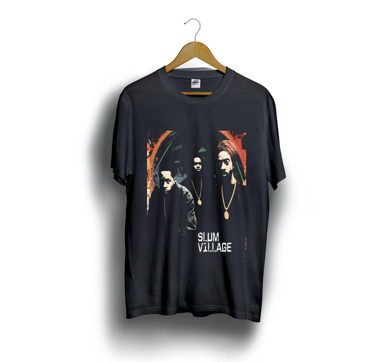 slum village Black T-Shirt Size S-5XL M
