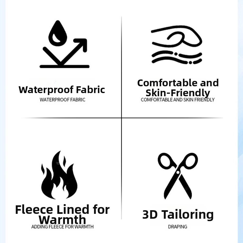 Warm Full Finger Gloves Anti-Slip TouchScreen Mittens Cold-proof Gloves Riding Equipment