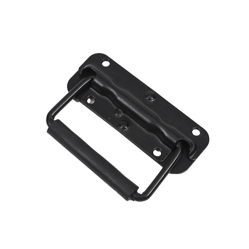 1PC Toolbox Spring Folding Handle Tool Creative Heavy Duty Chest Cabinet Surface Mounted Spring Loaded Handle