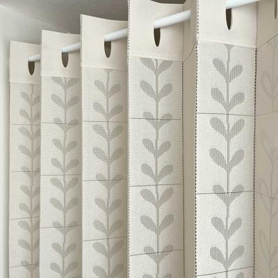 KAEI LACE Accordion Flap Heat Room Free Made In Leaf Long Size Beige 150cm Width X 250cm Kaei-lace Curtains, Curtains, Washable, Insulation,