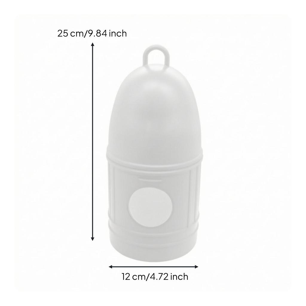 Bird Cage Water Dispenser Automatic Poultry Drinker with Sturdy Base and Handle for Fowl Coop Use