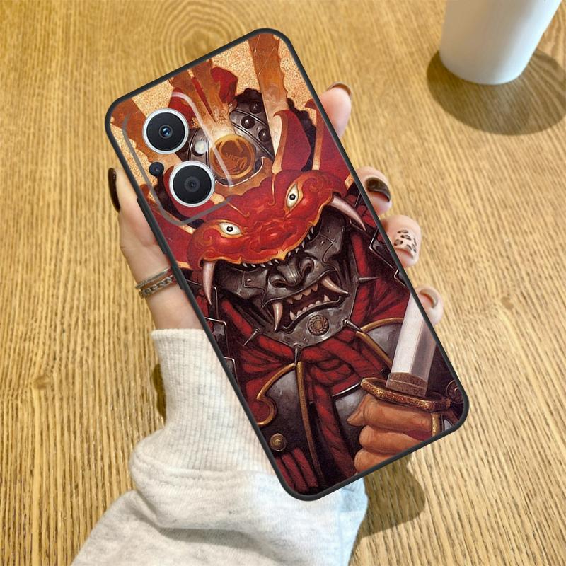 Japanese Samurai Case For OPPO Reno 4Z 5Z 2Z 8T 3 7 Reno 8 4 5 6 Lite Find X2 X3 Lite Neo X5 X6 Pro Cover