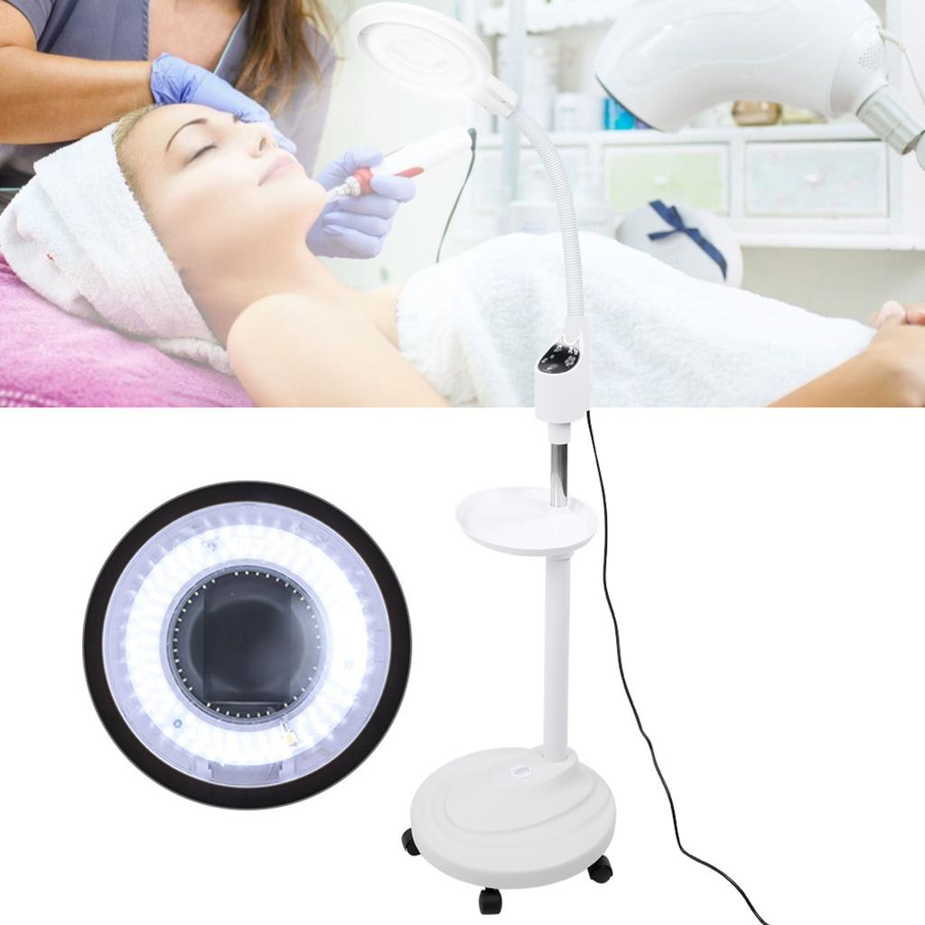 LED Beauty Salon Tattoo Floor Lamp Adjustable Nail Art Eye Protection Illumination Lamp