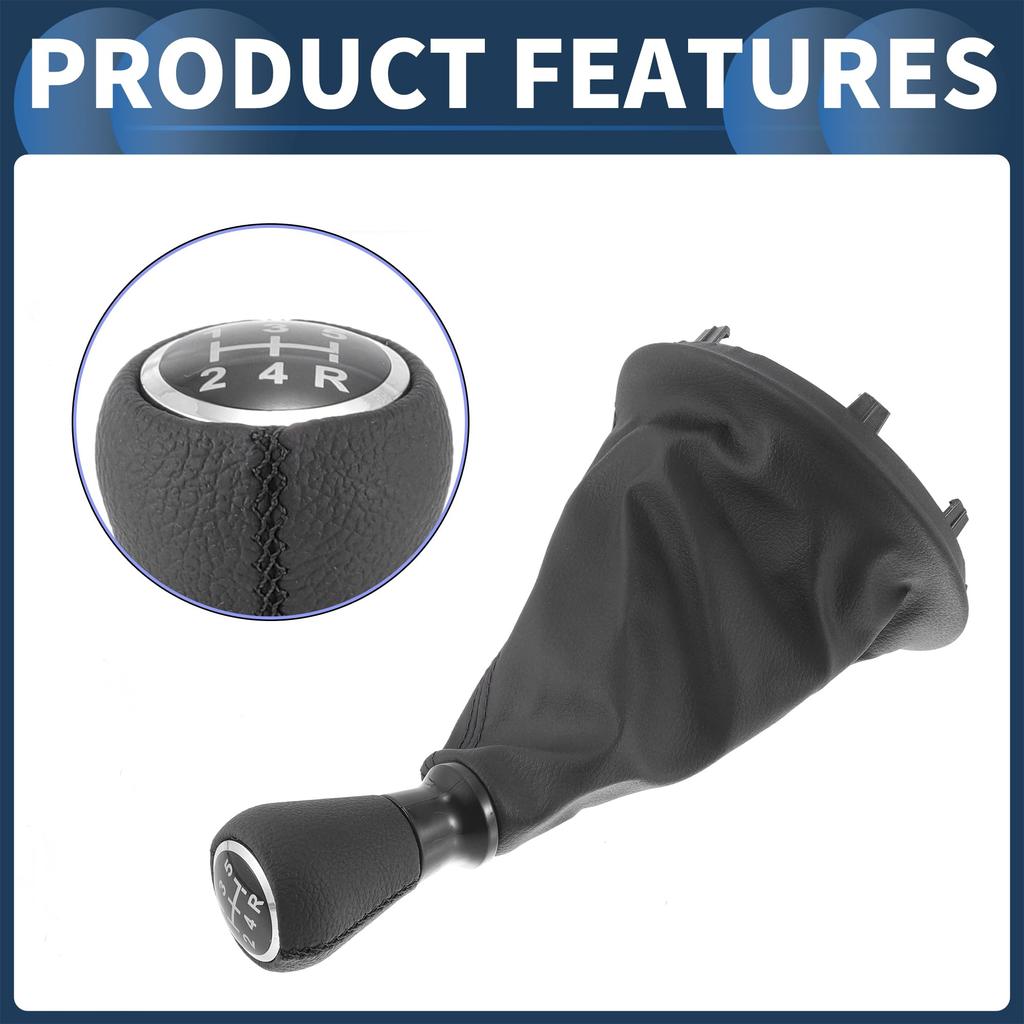 INFINAUTO Manual Gear Shift Knob for Peugeot Partner Gearbox Stick Shifter Lever Knob 5-Speed 2008-2022 -