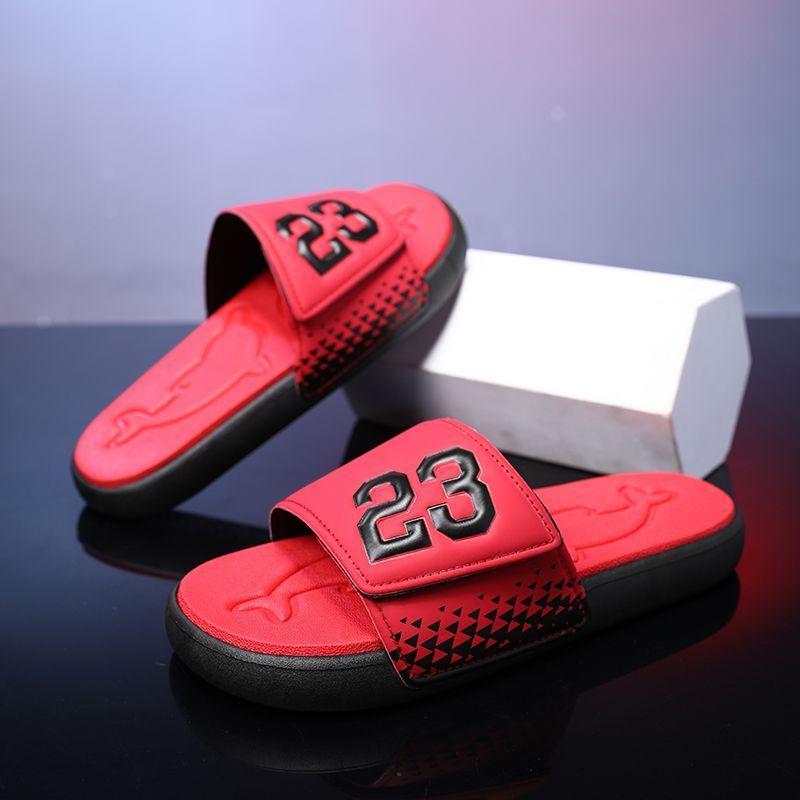 Men Summer Slippers Outdoor Casual Beach Slippers Trend of Personalized Flip-flop Sandals Flip Flops Non-slip Shoes Hip-hop