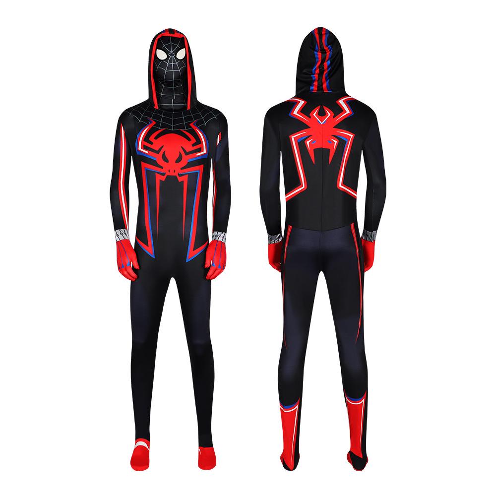 2099 Black Spider Bodysuit: Marvel Cosplay Costume for Stage & Halloween