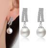 Lindon Zircon Copper Alloy Earrings Drop Earrings For Women Wedding Party Gifts