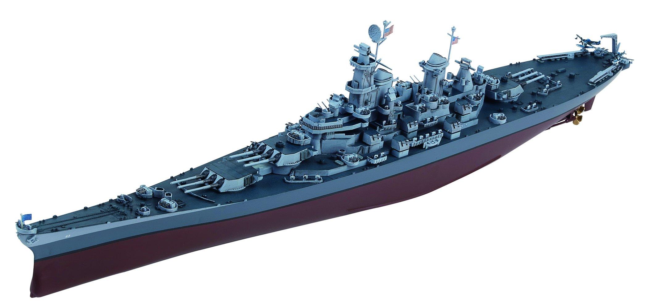 

Doyusha 1/700 Удивительно! Номер пластиковой модели корабля. 21 США. Предварительно окрашенная пластиковая модель линкора «Миссури» BB-63