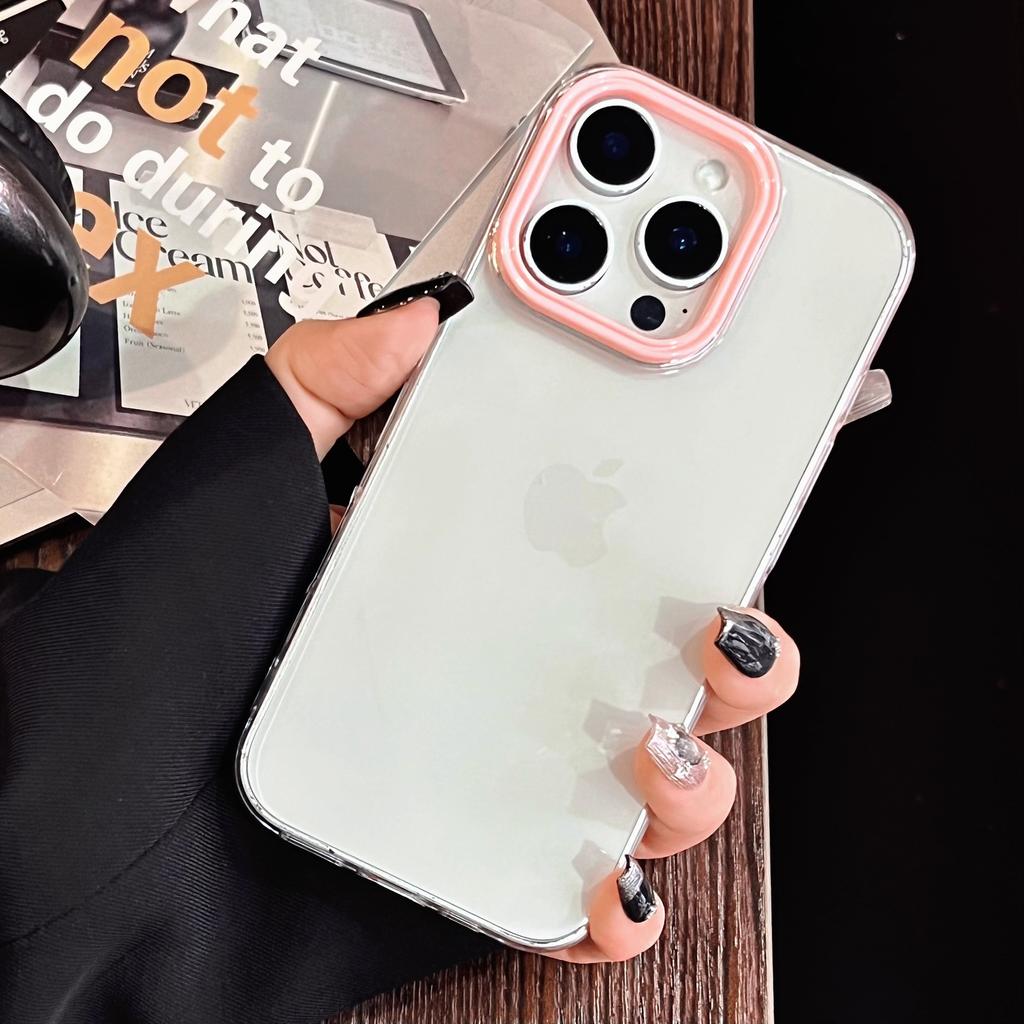 Simple and Transparent Phone Case for IPhone 15 Ultra-thin Protective Case 16e for Apple 12promax Case Hard and Trendy