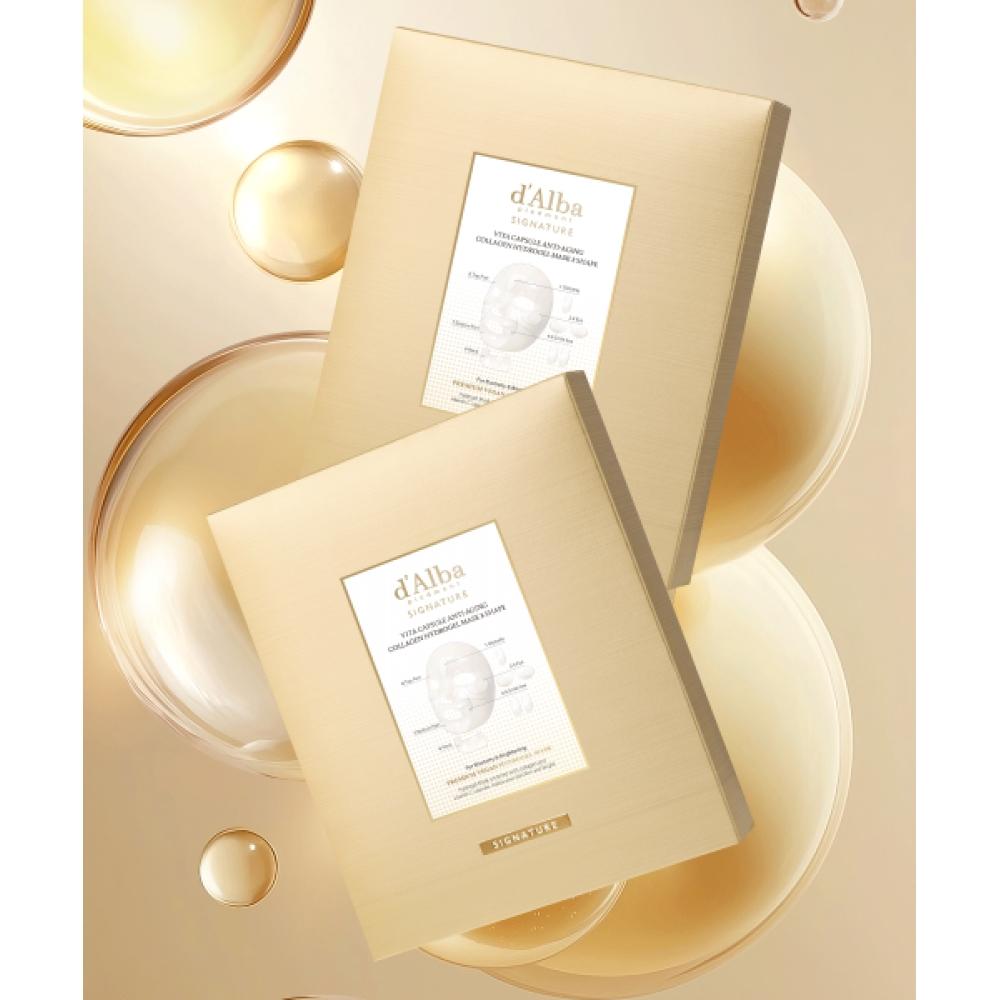 

D Alba D Alba Signature Vita Capsule Anti Aging hyDrogel Mask 8 Shape 2box 8 Sheets NONE