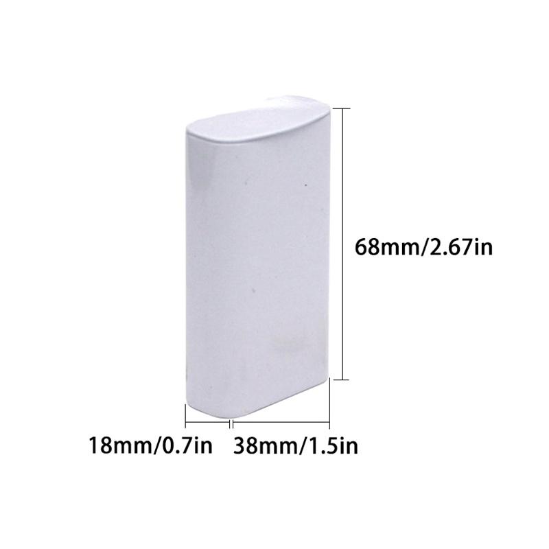 White Mini Portable Chewing Gum Organizer Box Flip Cover With Lid Small Capsule Medicine Storage Tin Box Candy Packaging Box
