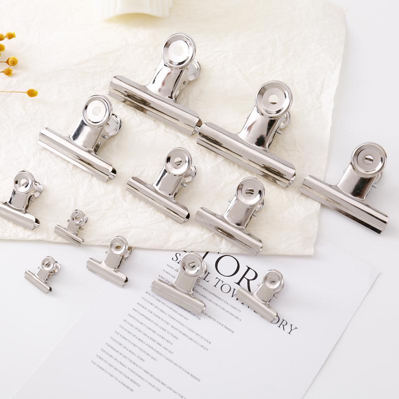 Multi-functional Stainless Steel Long Tail Clip for Snack Sealing, Documents, Sticky Notes, and Student Stationery