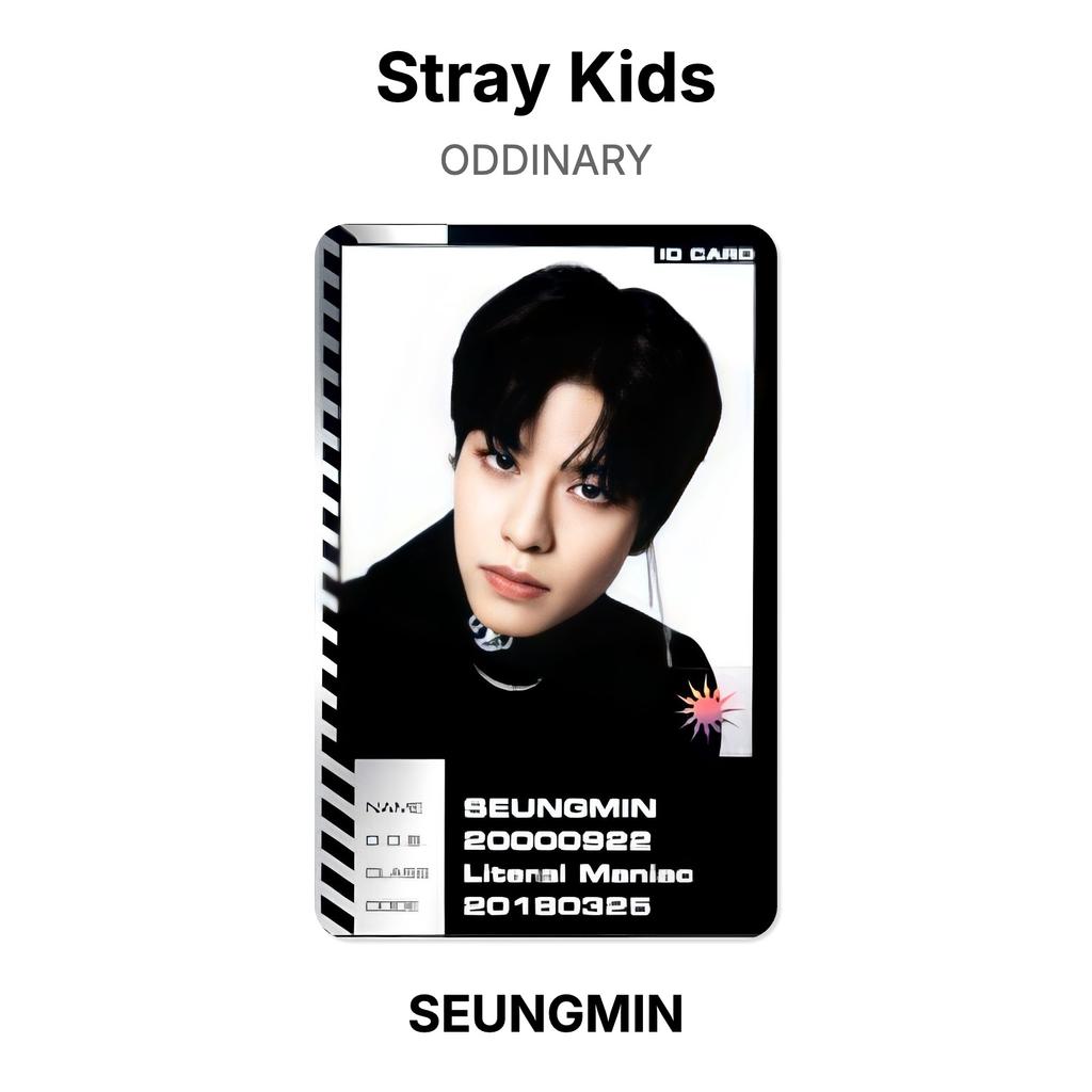Stray Kids ODDINARY Official Photocard