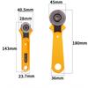 28/45mm Rotary Cutter Blades Sewing Rotary Fabric Cutter for Patchwork Leather Quilting Sewing Arts DIY Craft Cutting Tools