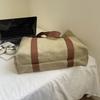 Large Capacity Canvas Travel Bag Commuter Shoulder Bag Shopping Bag Women's Handbag
