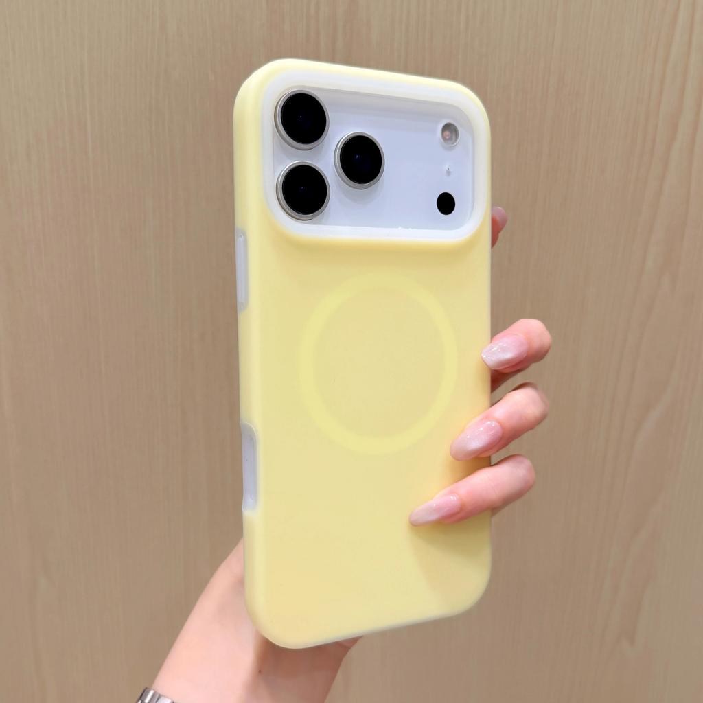 Frosted Jelly ForMagsafe Silicone Case ForiPhone 17 Air 16 15 14 13 12 11 Pro Max Fluorescent Color Magnetic Shockproof Cover