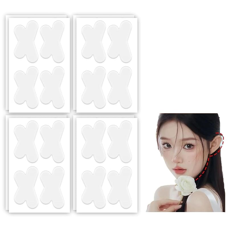 

YANHUILAY Standing ear stickers [32 pieces] ears seal elf ears butterfly shape ear sticker correction small ears make your ears look bigger small face