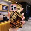 USD Dollar Jelly Double Layer Pink Mobile Phone Case for iPhone 17 16 15 14 13 12 11 Air Pro Max Plus Protective