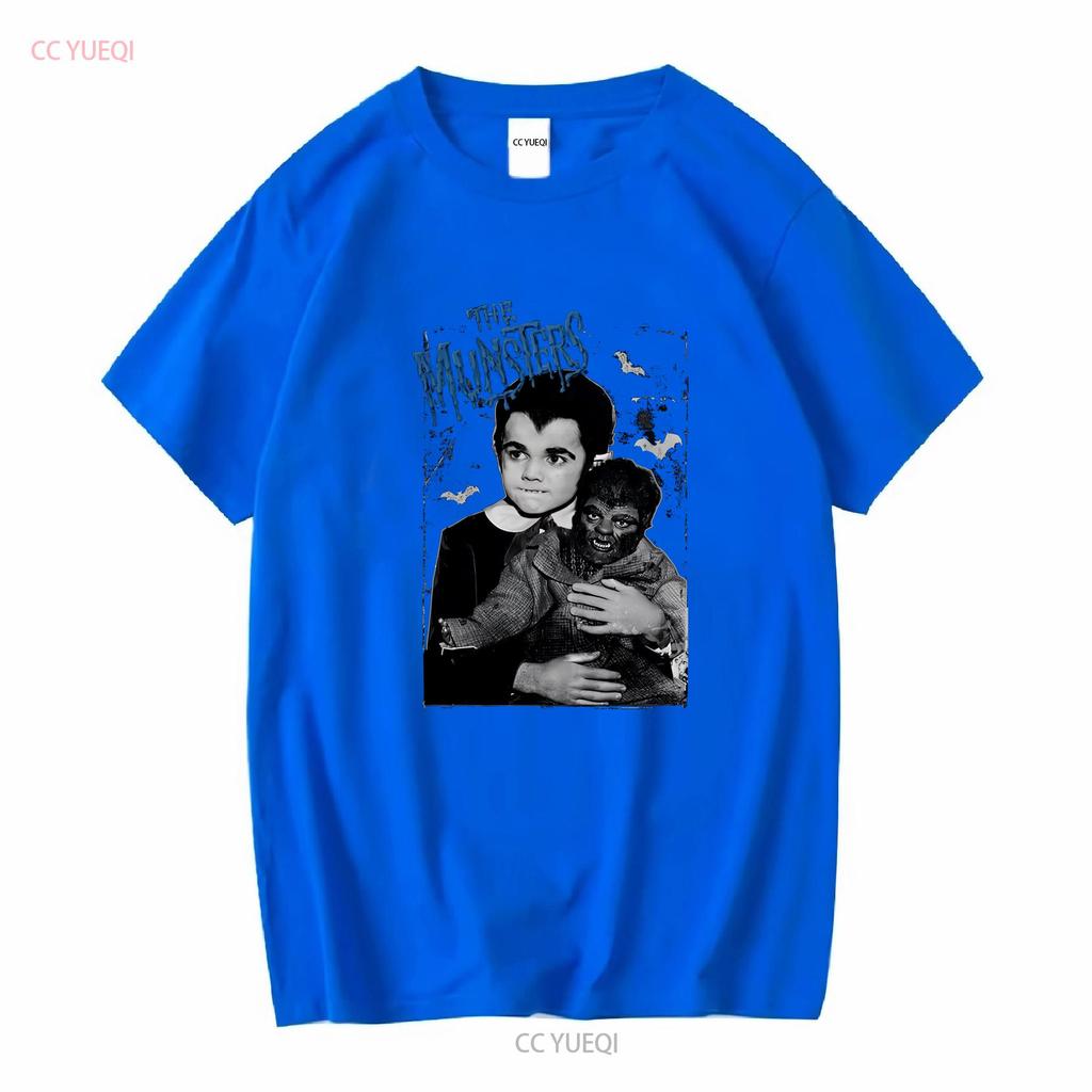 Eddie Munster T Shirt long or short sleeves vintage Washed Slightly Breathable streetwear Versatile Soft Stylish Comfortable