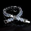 Elegant Zircon Bracelet: 6mm Round Cut, Prong Set, Simple and Exquisite European Design