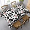 Farm Cow Animal Theme Rectangle Tablecloth for Table Decor Washable Farmhouse Kitchen Dining Table Cloth Holiday Party Decor