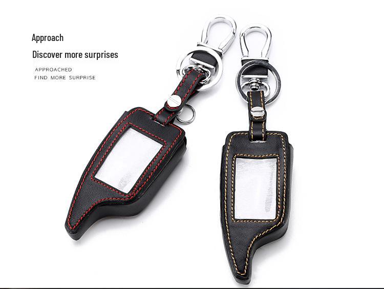 Genuine Leather Keychain for MAGICAR M5 Remote Protective Cover