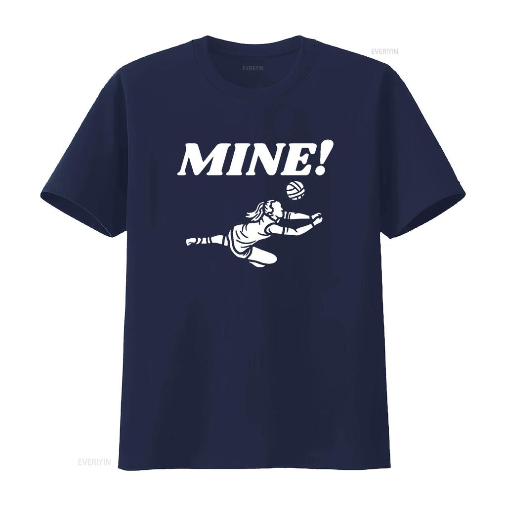 Funny Volleyball Players Libero Mine T Shirt vintage Washed Stylish Versatile Unisex graphic Slightly Casual homme Breathable