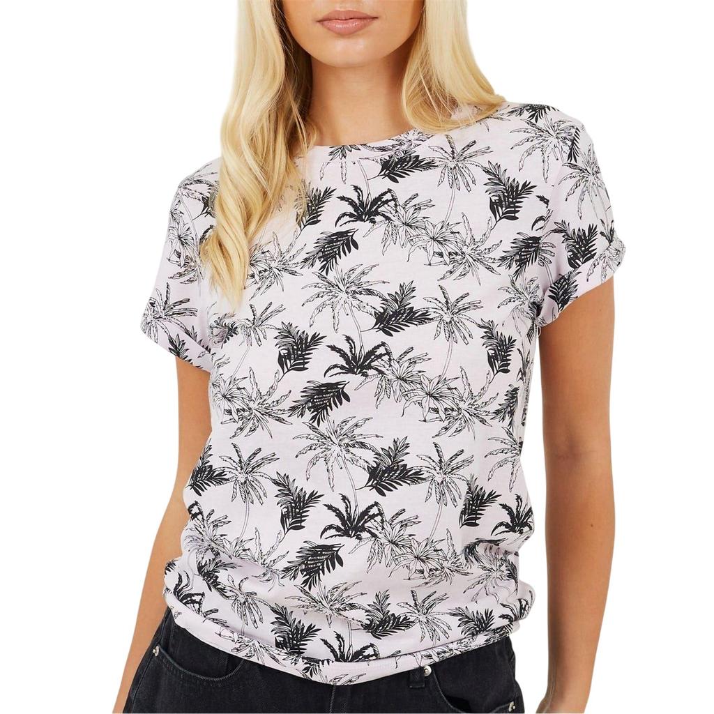 Brave Soul Womens/Ladies Palm Tree T-Shirt