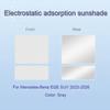 Car Electrostatic Adsorption Sunroof Sunshade For Mercedes-Benz EQE SUV V295 2023-2026 Heat Insulation Internal Accessory