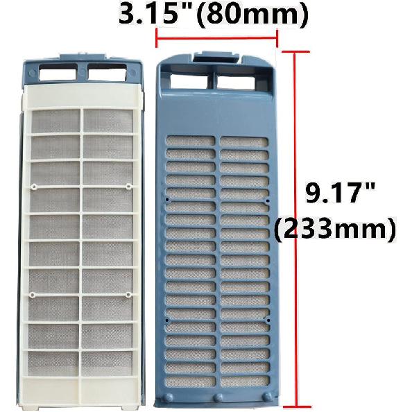2PCS For Samsung Accessorie Washing Machine Magic Lint Filter (233mm x 80mm)