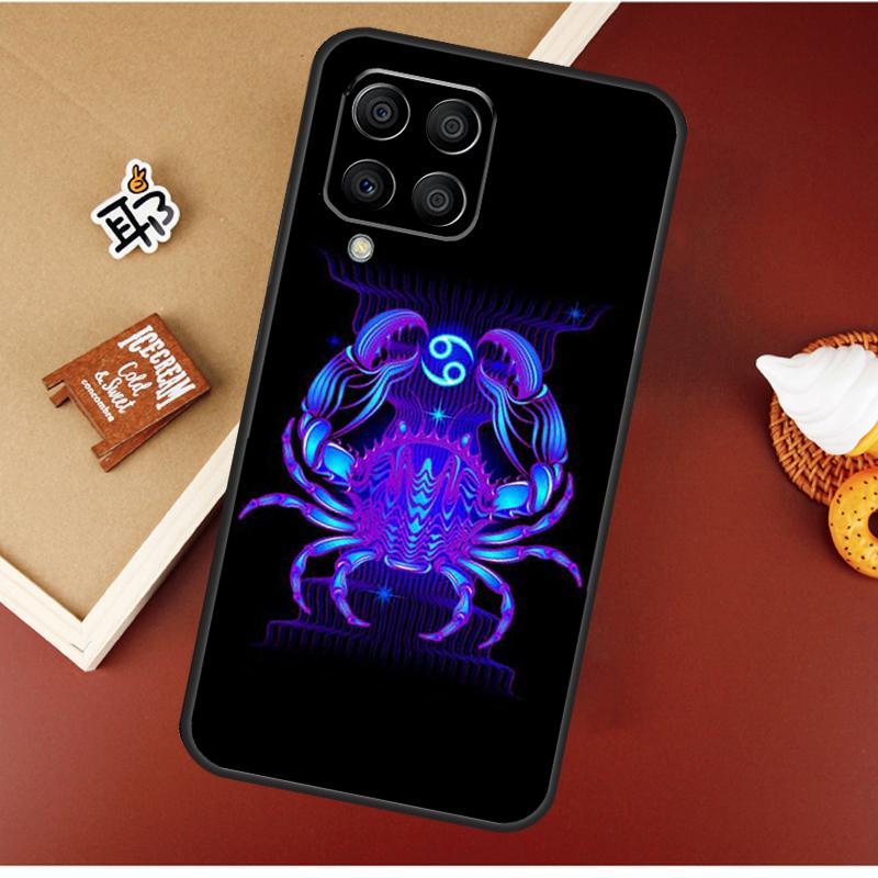 Neon Zodiac Signs Case For Samsung Galaxy M16 M36 M56 M06 M52 M32 M12 M54 M34 M14 M35 M55 M15 M11 M31 M13 M53