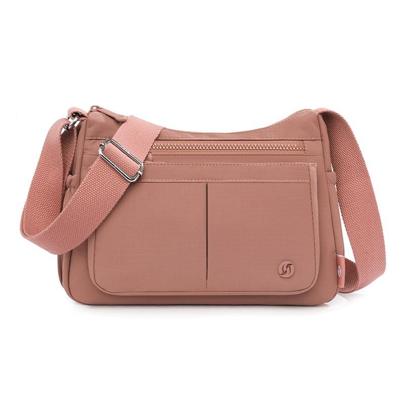 Casual Damenhandtaschen mit großem Fassungsvermögen, neue Sommerprodukte, leichte Umhängetaschen mit mehreren Fächern, modische einfache Messenger-Bags aus Nylon