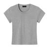 Short-sleeved CottonT-shirt 2026 Summer Simple Casual Slim New Plain Round-neck Pullover Basic Style Tops Women's Clothing