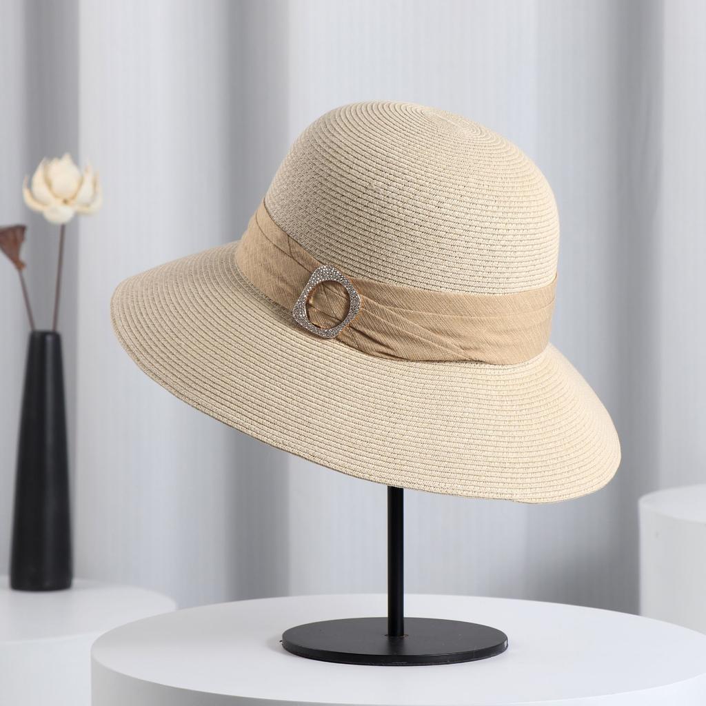 Summer Women's Hats Sunshade and Sun Protection Hats Big Seaside Vacation Straw Hats Travel Sun Hats