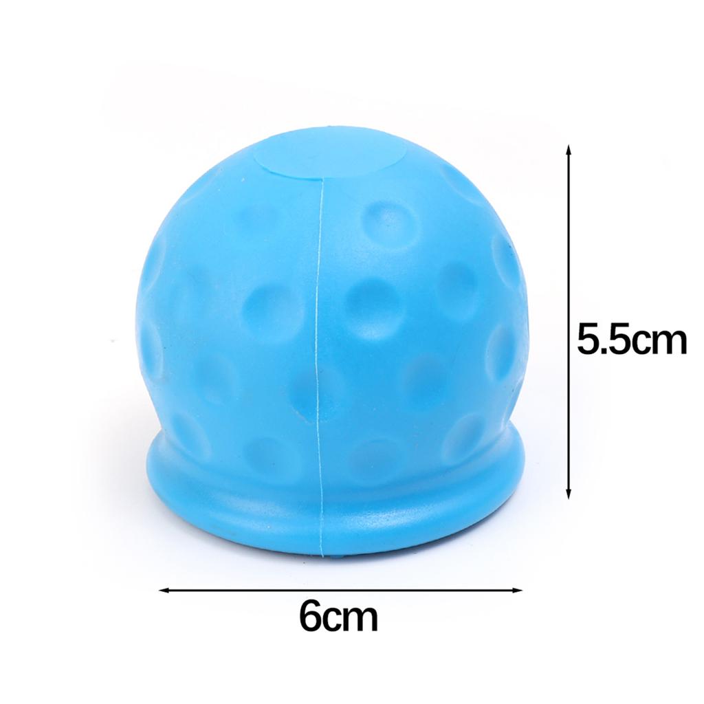 New Tow Bar Ball Cover Cap Dustproof Trailer Ball Cover Tow Bar Cap Universal Hitch Trailer Towball Protect Car Accessories