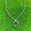 Viking Ouroboros Ring Pendant Necklace - Trendy Retro Jewelry for Parties