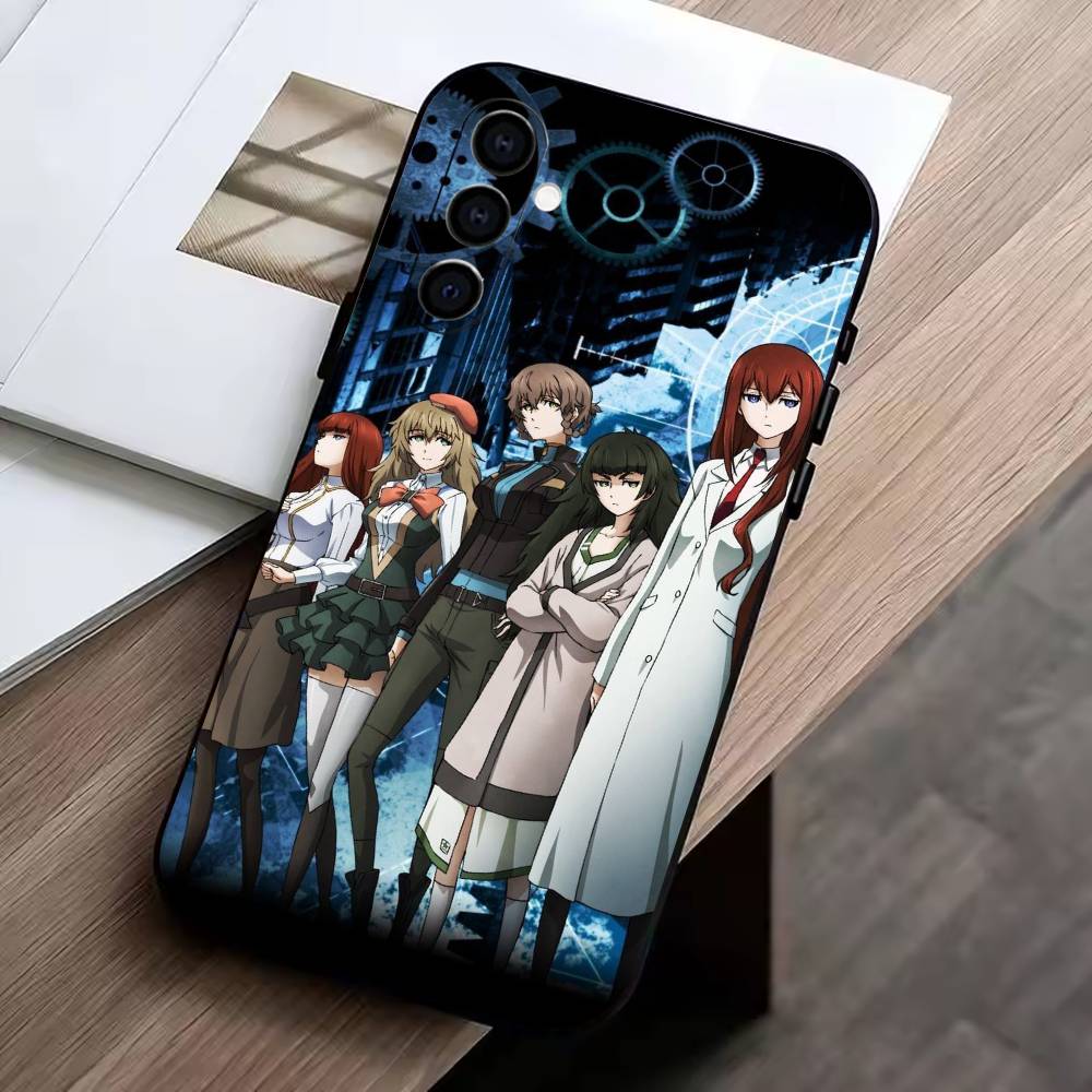 S-Steins-Lab Member 004 Phone Case For Samsung Galaxy A73,A72,A71,A70,A53,A52,A51,Others Soft Black Cover