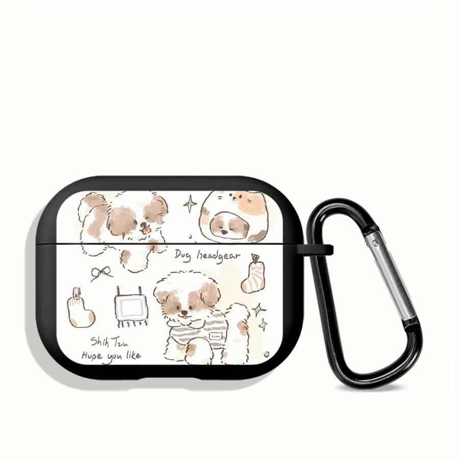 Funda de Silicona con Orejas de Gato y Perro de Dibujos Animados para Auriculares Airpods Pro2 3 2 Pro 1 Pro3 4