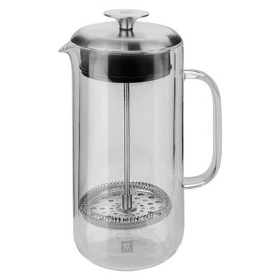 French Press Coffee Maker - ZWILLING - Sorrento - Borosilicate Glass - Stainless Steel - 750 Ml