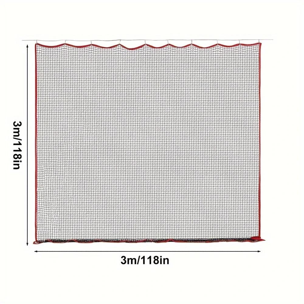 Golf Netting 10x10 Ft Multi Use Golf Practice Net Sports Netting High Impact Hitting Barrier Net Heavy Duty Golf Ball Netting красный