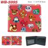 Pokemon Full Color Short Card Holder Coin Purse Bifold Wallet Cute Anime Peripheral Change Pouch