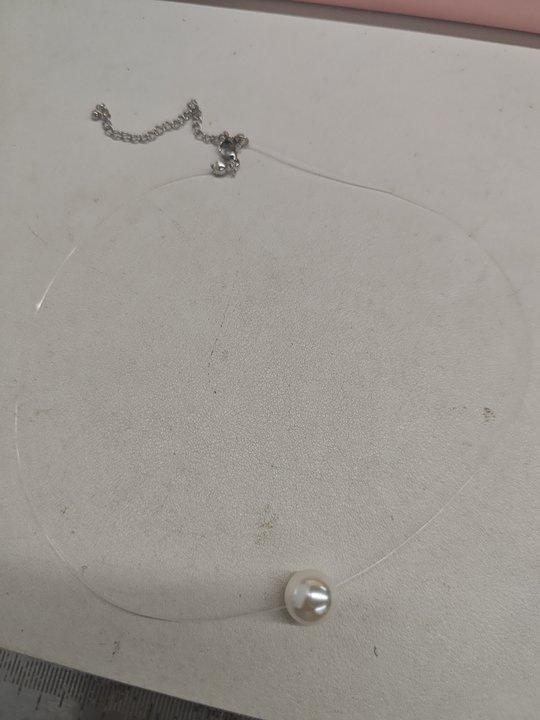 Titanium Steel Pearl Pendant Necklace Simple High-end Sense Versatile Collarbone Chain Fashion Niche Temperament Jewelry