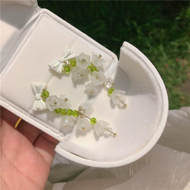 Silver Needle Dongdaemun Fresh Colorful Earrings - Simple, Versatile, Luxury Studs with a High-End Sense