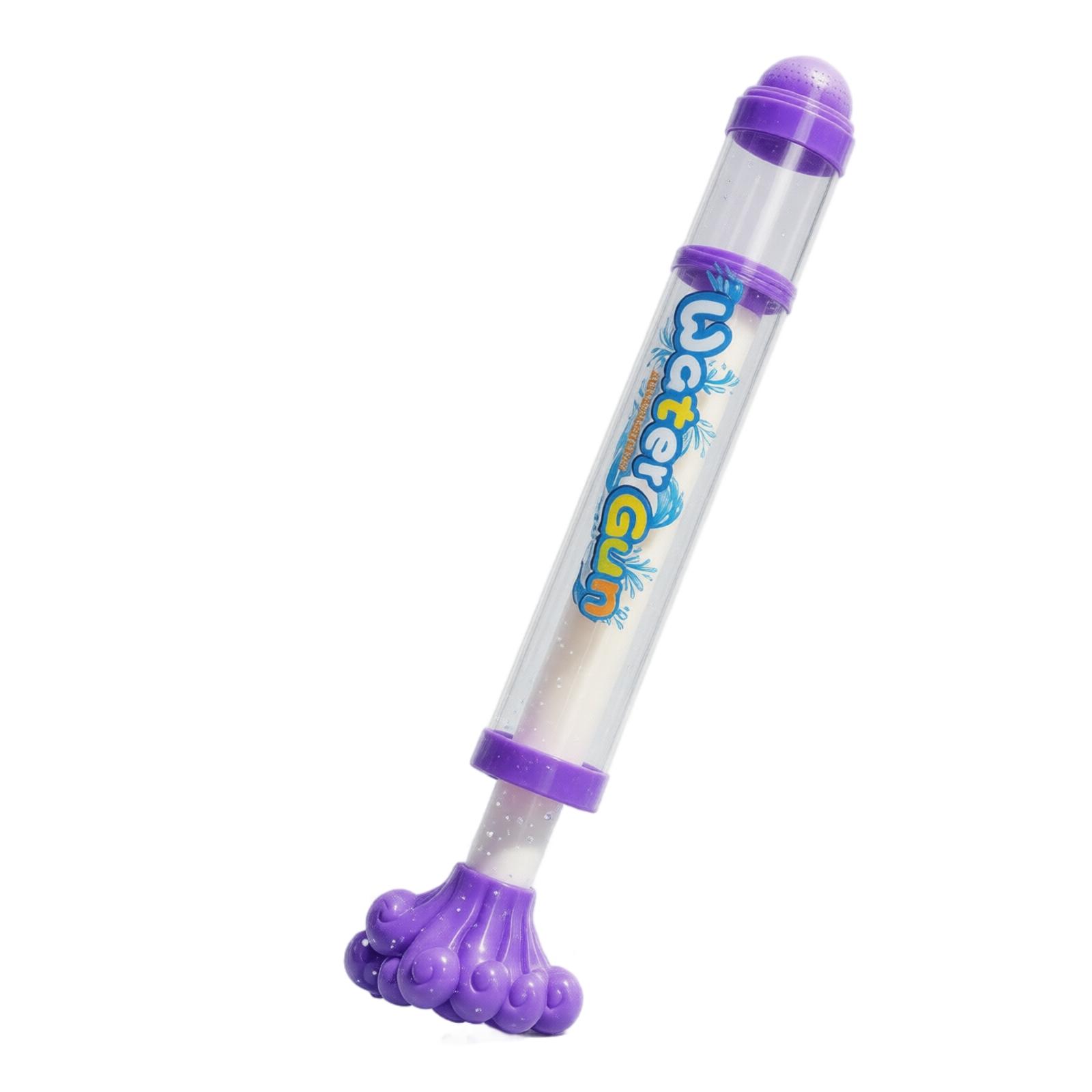 Pull Back Water Shooter Toy for Kids Summer Outdoor Play Beach Pool Water Spray Gun Extendable Water Blaster Toy for Children One Size фиолетовый