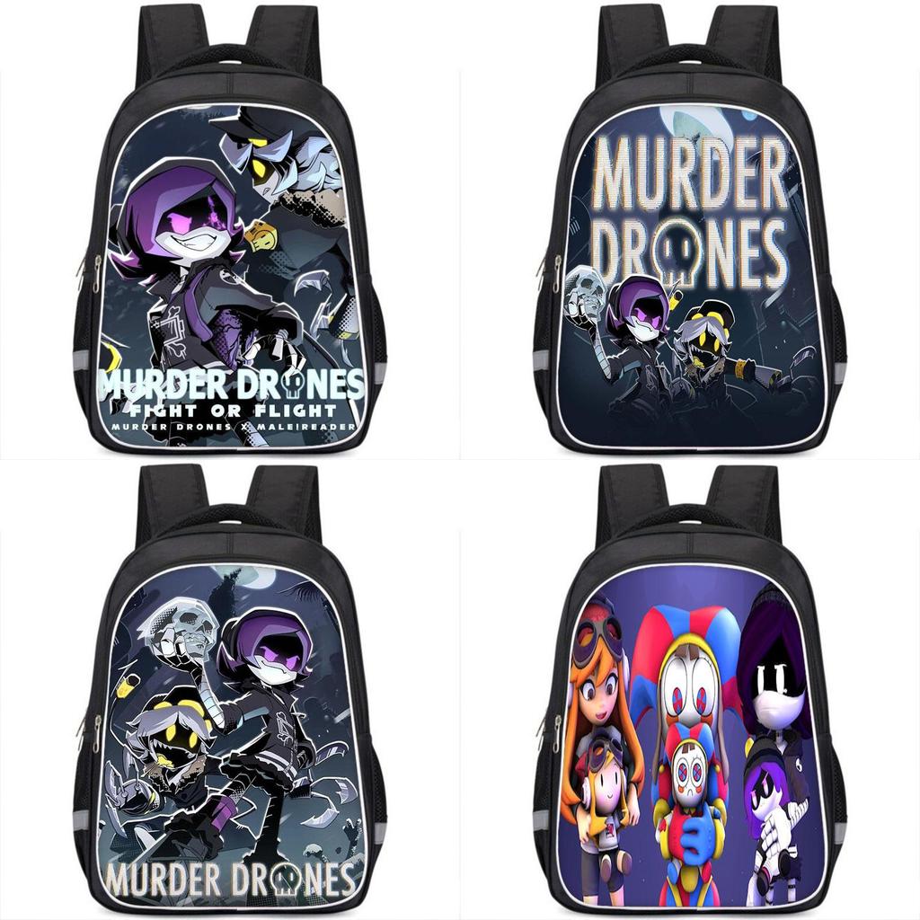 Durable Oxford Cloth Murder Drones Plush Backpack Large Capacity Anime Series