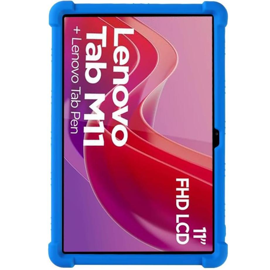 Silicone case for Lenovo Tab M11, Impact, armored, blue