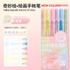 LANGUO 158/4 Colori Effetti Glitter Gel Penna 1.0mm Grande Capacità Penna da Scrittura Pittura Disegno Ufficio Scuola Cancelleria