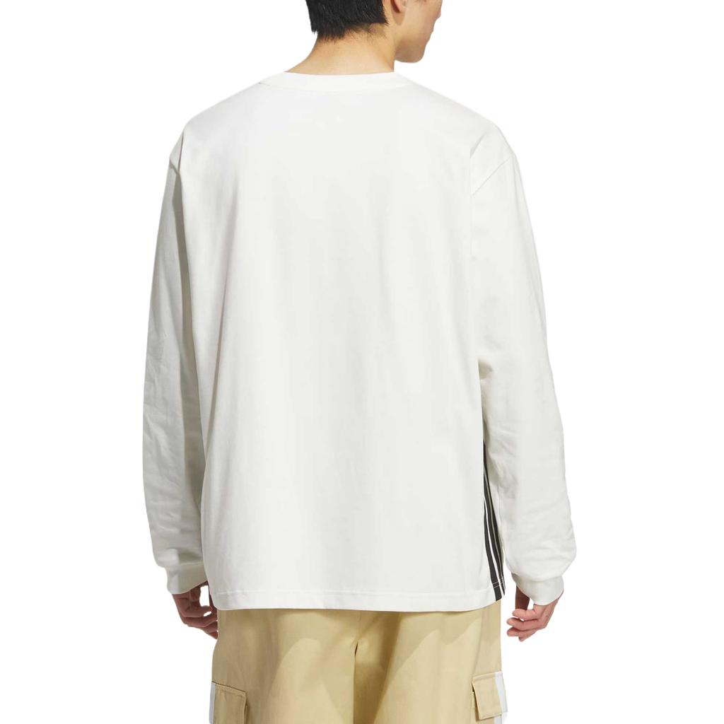 Adidas T Shirts Men's Ecru Crew Neck Straight Fit KF5187